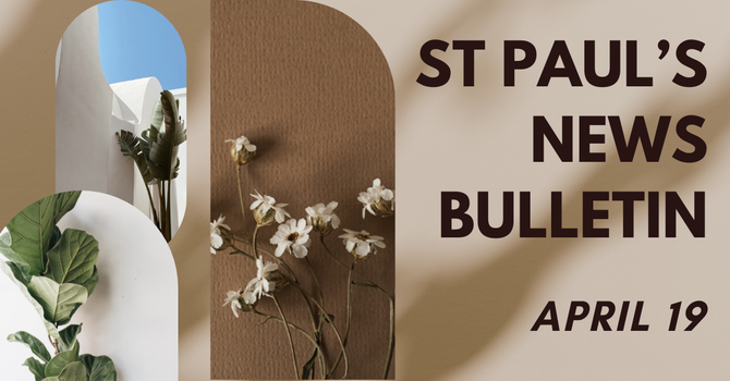 April 19 News Bulletin