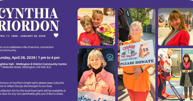Celebration of Life for Cynthia Riordon