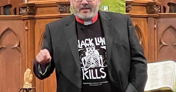 Pastor Brad's last Sunday in the charge
