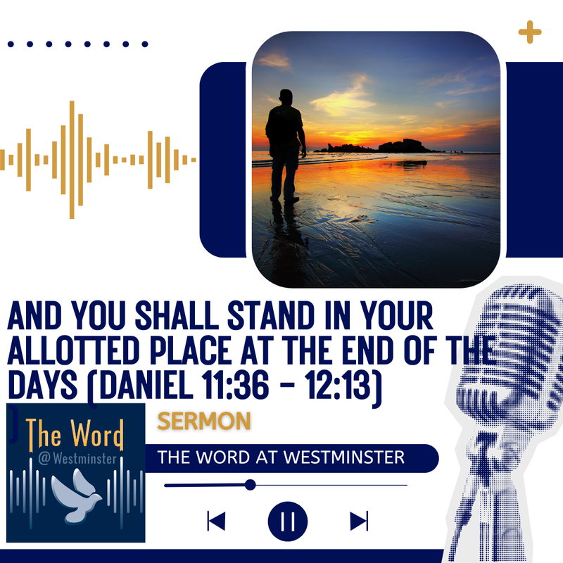 And you shall stand in your allotted place at the end of the days.