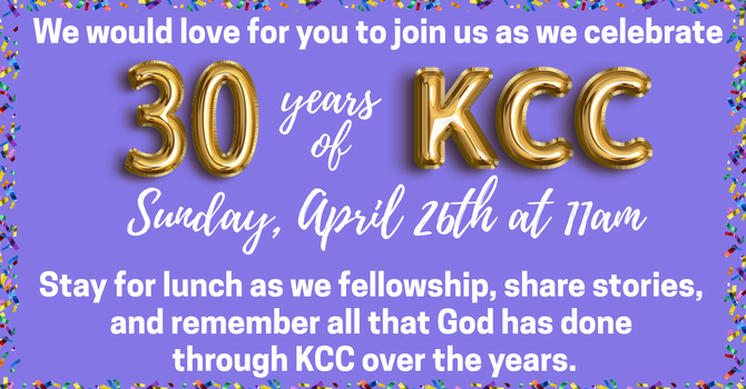 Kids Crusader Club 30th Anniversary Celebration!