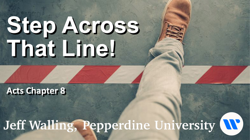 Step Across That Line!