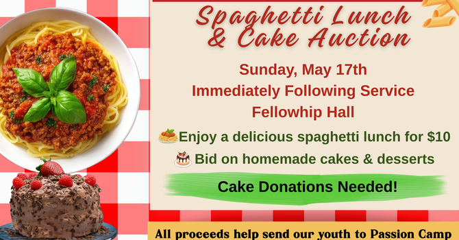 Spaghetti Lunch and Cake Auction