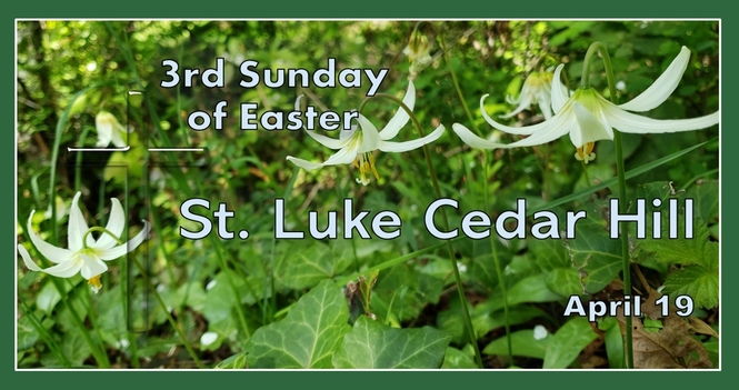 A Recording of the Service for the Third Sunday of Easter is Now Available