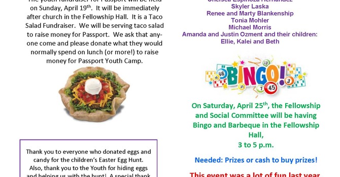 April 15 Newsletter image