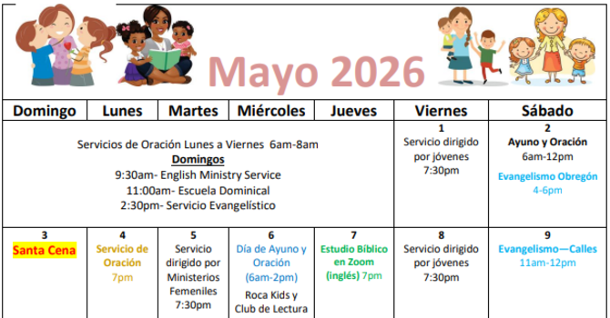 Calendarios de Mayo y Junio 2026 image