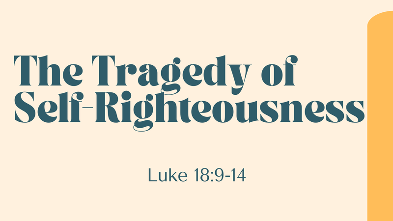 The Tragedy of Self-Righteousness