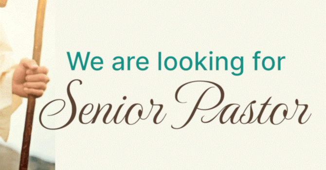 Senior Pastor Job Posting