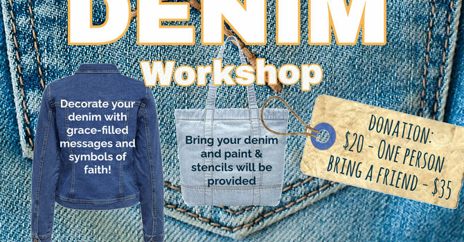 Clothed in Grace II - A DIY Denim Event