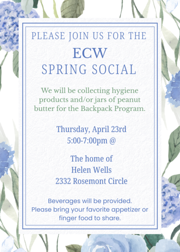 ECW Spring Social