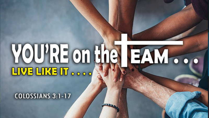 You're On The Team