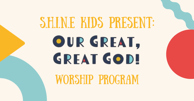 SHINE Kids Worship Program