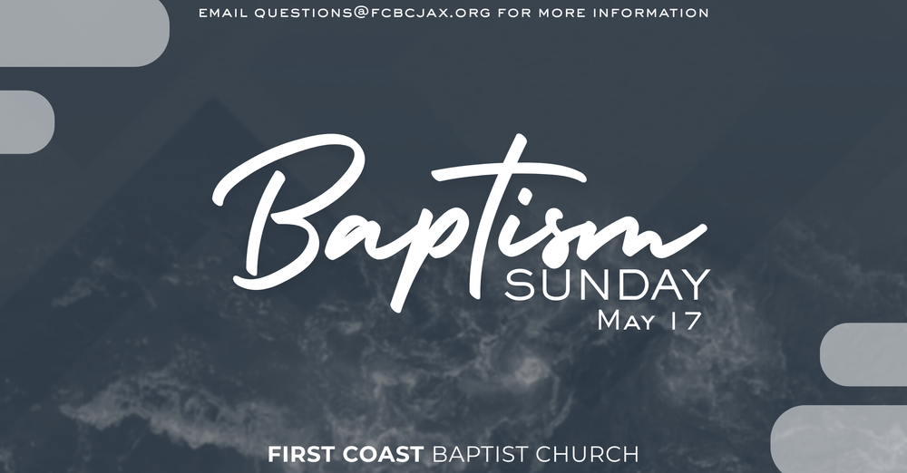 Baptism Sunday