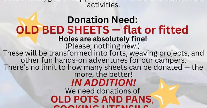 DONATIONS NEEDED! image