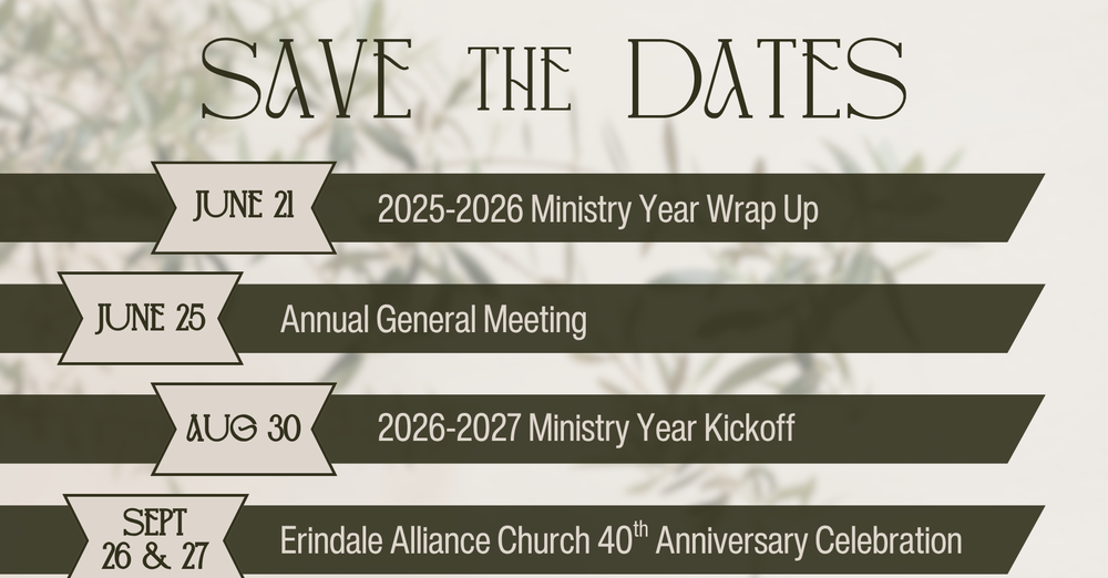 Save the Dates