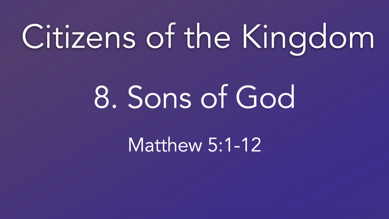 8. Sons of God