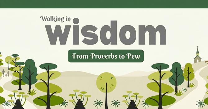 WALKING IN WISDOM