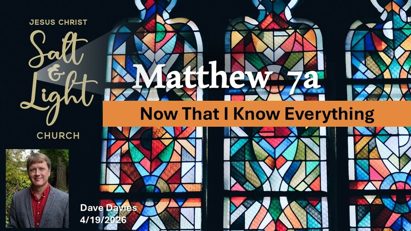 Now That I Know Everything