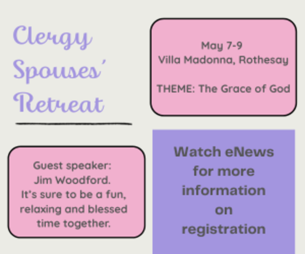Clergy Spouses' Retreat - 2026