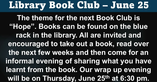 Book Club on "Hope"