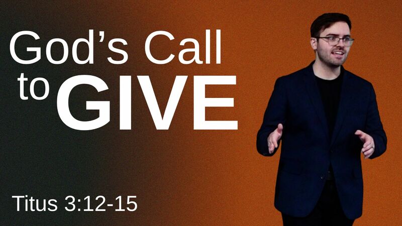 God's Call to Give