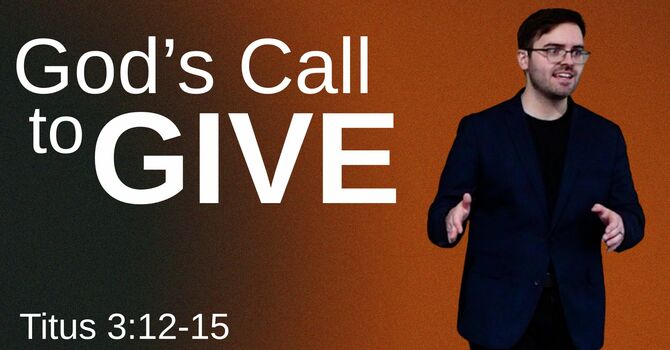 God's Call to Give