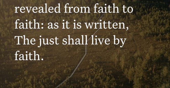 Righteous by Faith  image