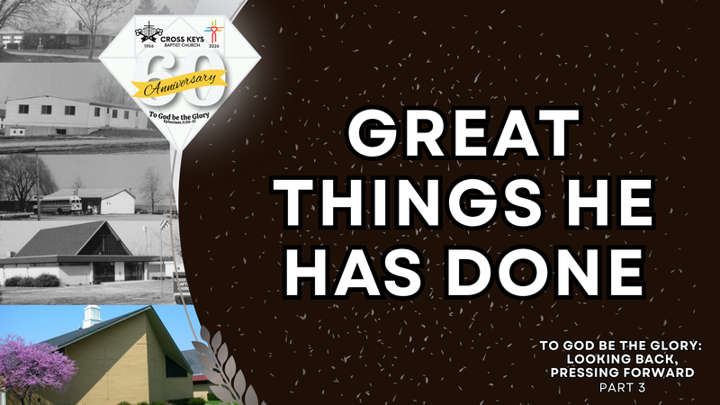 Great Things He Has Done