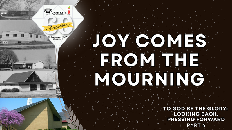 Joy Comes From The Mourning