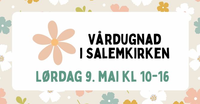 Vårdugnad lørdag 9.mai