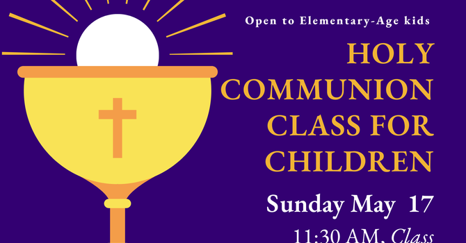 Holy Communion Class for Kids