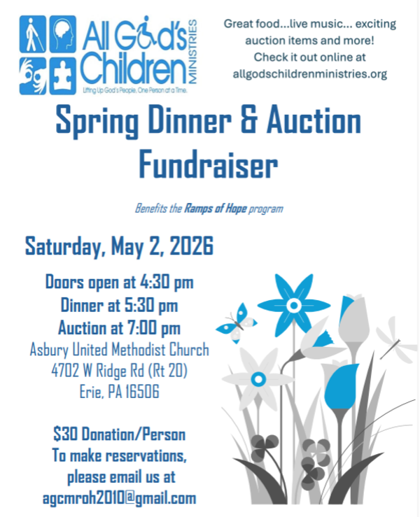 Ramps of Hope Spring Dinner & Auction