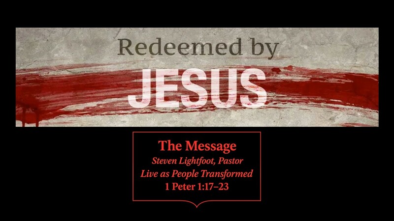 Live as People Transformed
