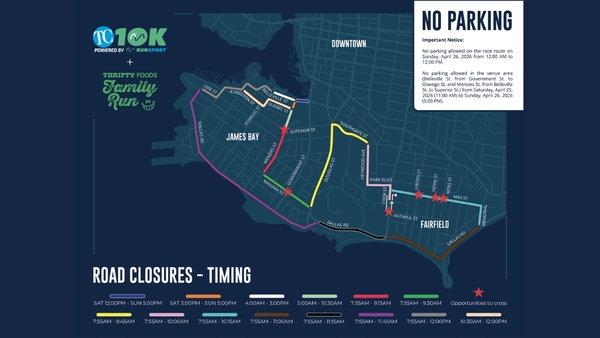 TC10K: Road Closures