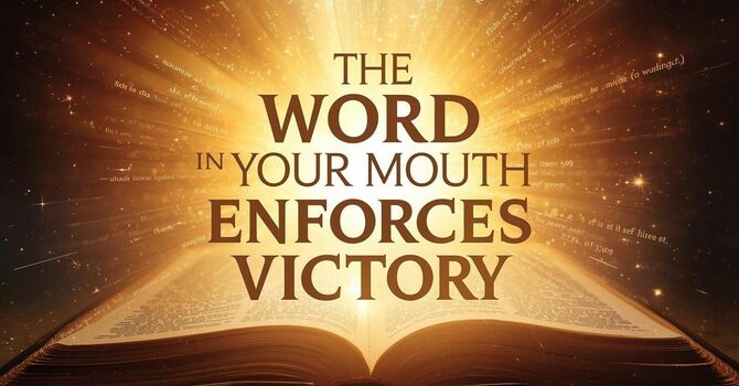 The Word in Your Mouth Enforces Victory image