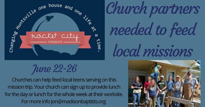 Feed Local Rocket City Mission Teams