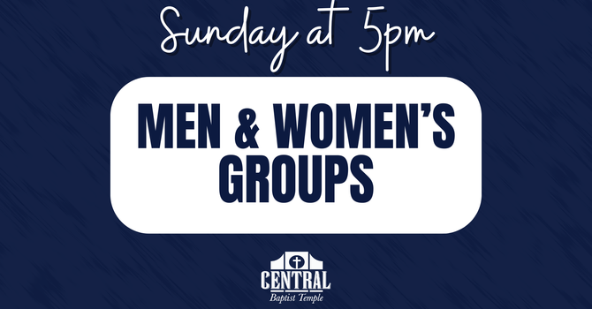 Men and Women's Groups