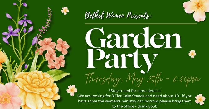 Bethel Women's Garden Party