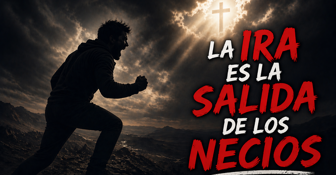 La ira es la salida de los necios image