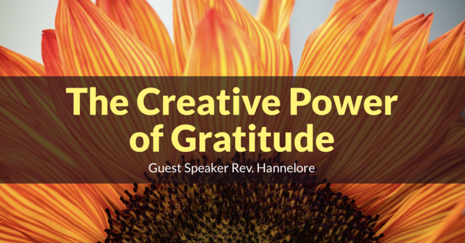 The Creative Power of Gratitude