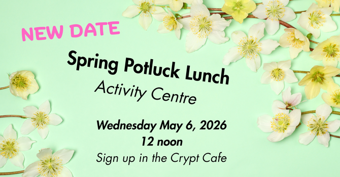 Spring Potluck Lunch