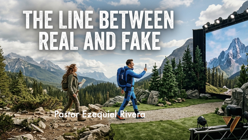 THE LINE BETWEEN REAL AND FAKE