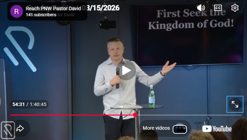 First Seek the Kingdom