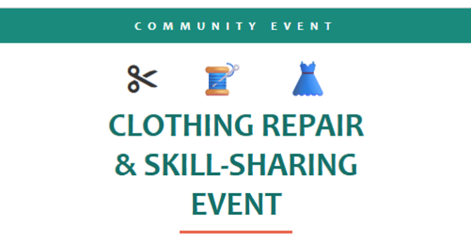 Clothing Repair & Skill Sharing 