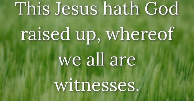 Second Sunday of Easter - SERMON