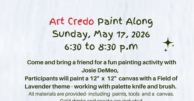 Art Credo Paint Along 