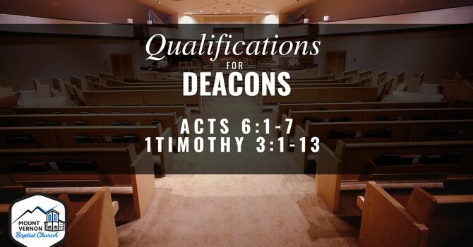 Deacon Qualifications