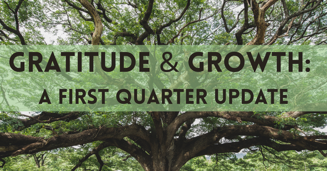 Gratitude and Growth: A First Quarter Update image