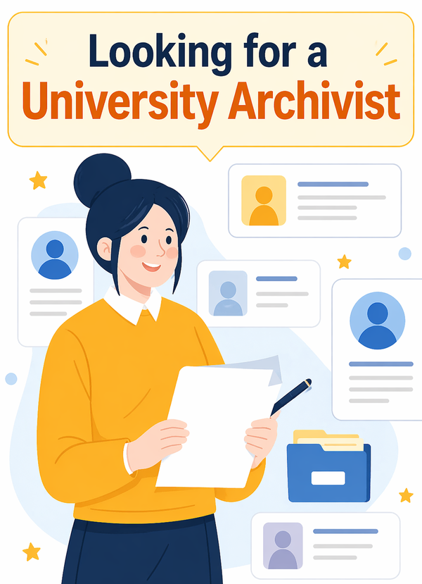 Summer Student Project Archivist Wanted