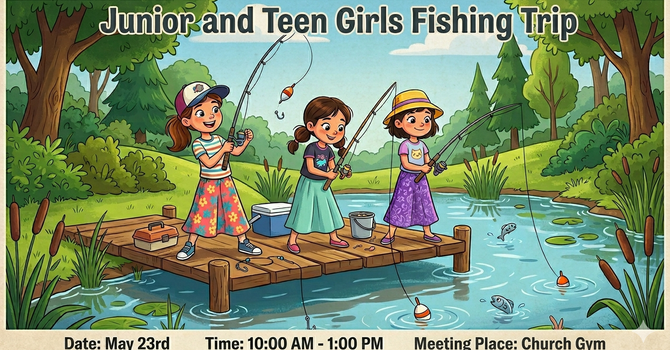 Junior and Teen Girls Fishing